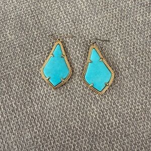 Kendra Scott Turquoise Geometric Earrings